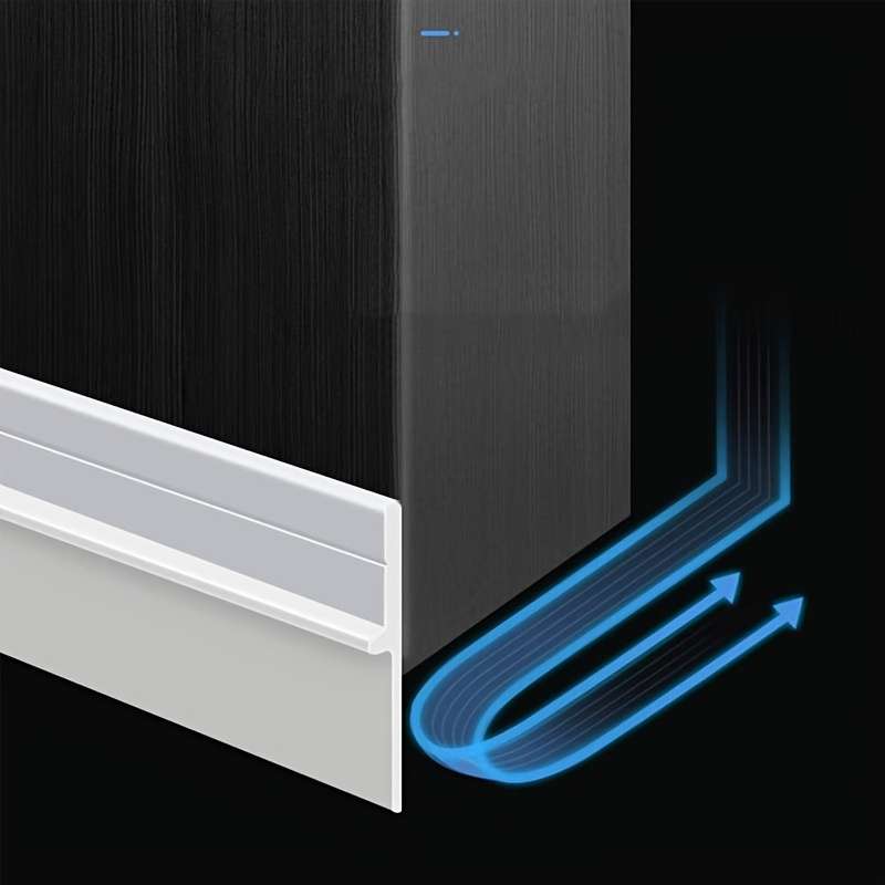 1pc PVC Door Seal Strip - Windproof
