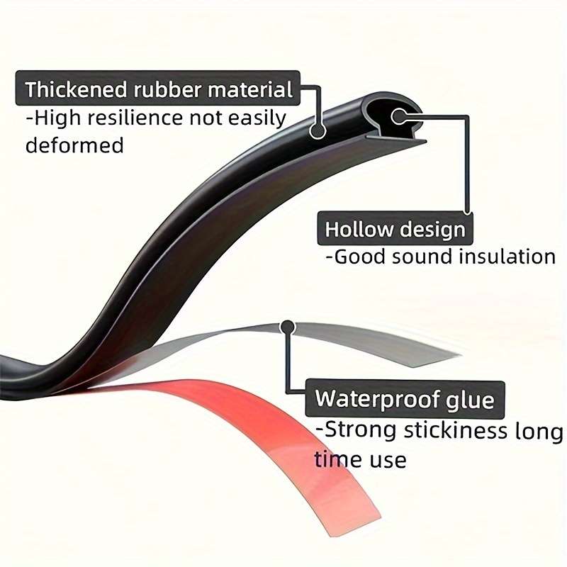 1pc Door  Window SealSoundproof Seal