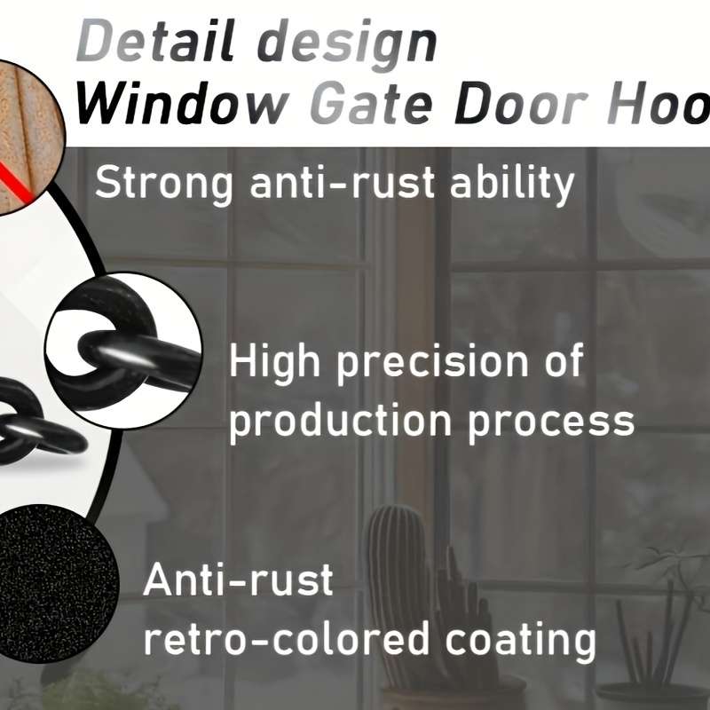 5pcs Cabin Hook And Eye Latch Gate Door