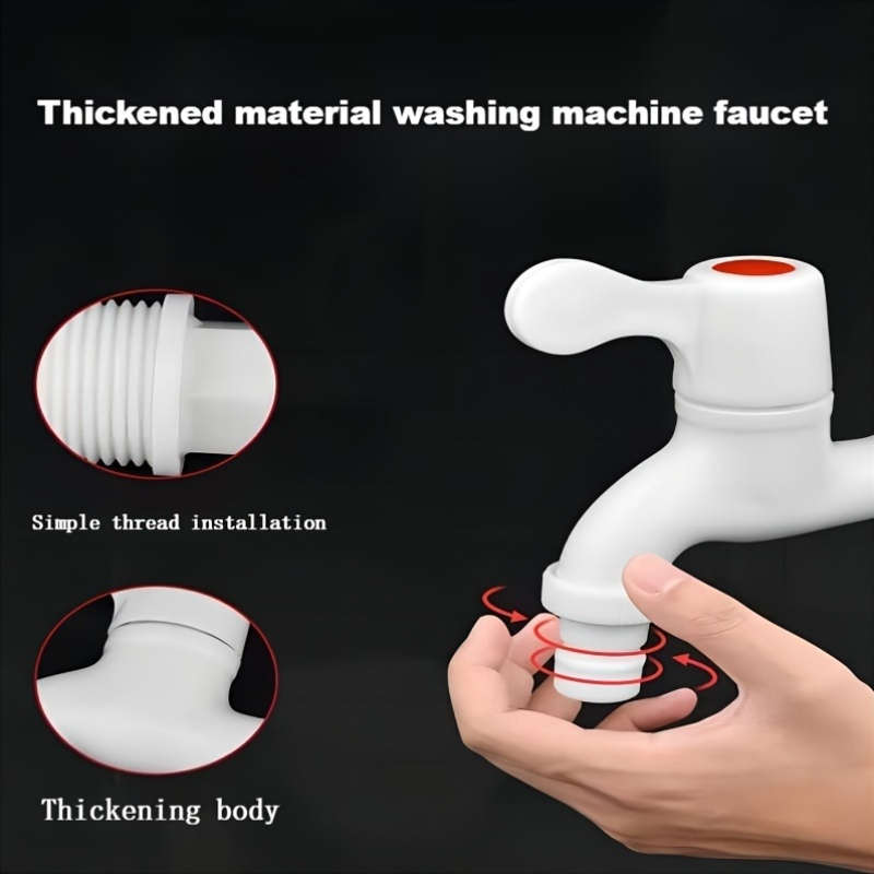 Plastic Quick Open Single Hole Faucet