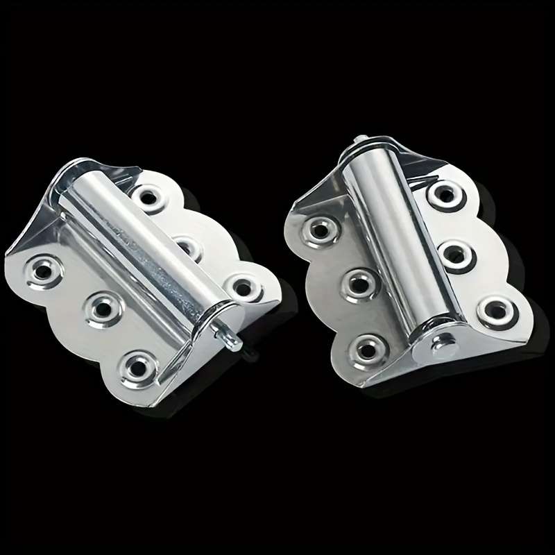 Stainless Steel Butterfly Hinge Automatic Closing Flush Hinges Rustproof Spring