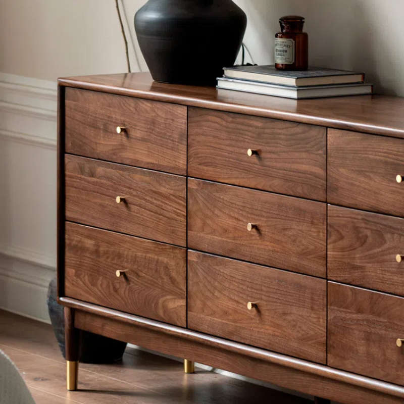 Bedside table cabinet single hole handle