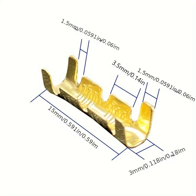 100pcs U-Shaped Wire Connector Terminals