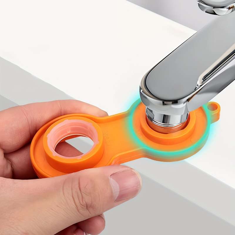 Easy-Install Orange Foam Faucet Wrench