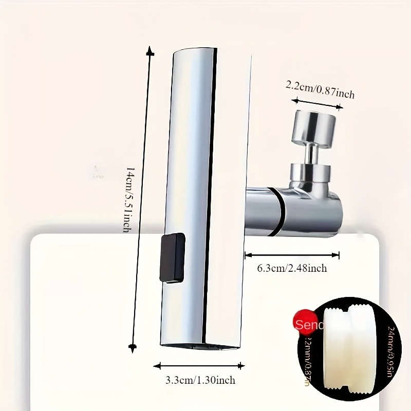 1pc Universal Copper RV Kitchen Faucet