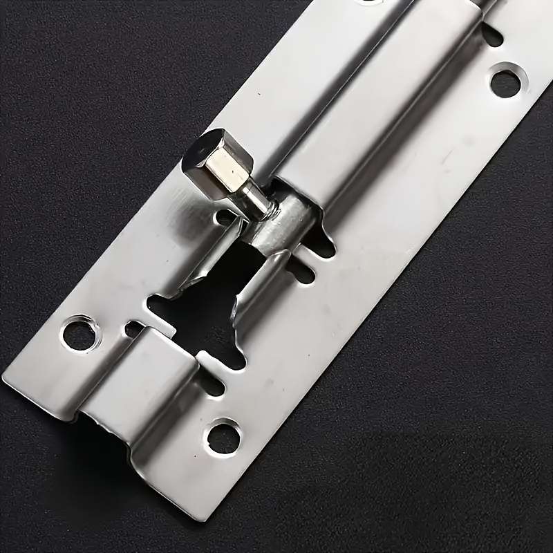 Stainless Steel Slide Bolt Lock Set with Screws