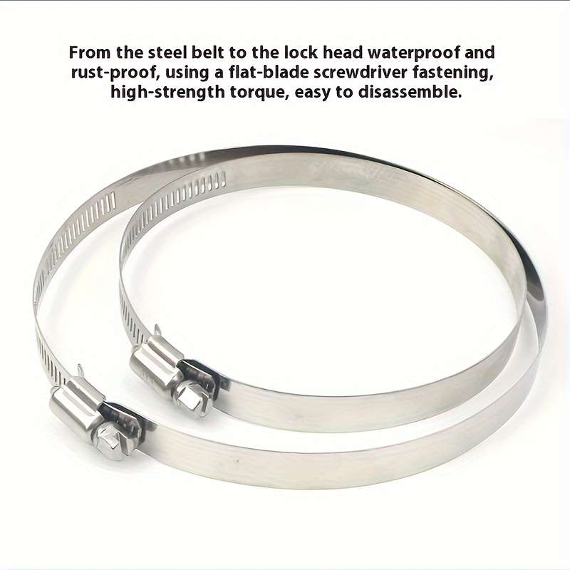304 Stainless Steel Hose Clamps Set