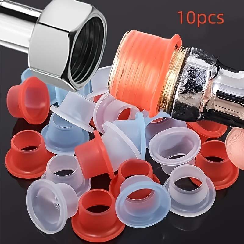 10pcs Silicone Faucet Sealing Pads