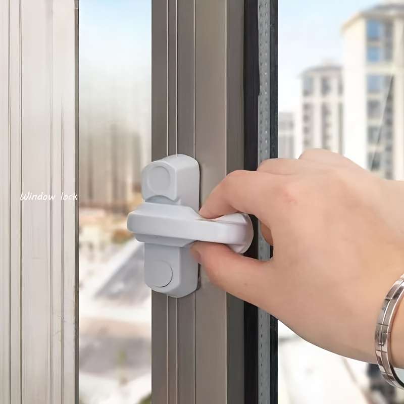 1pcs White Security Swing Locks