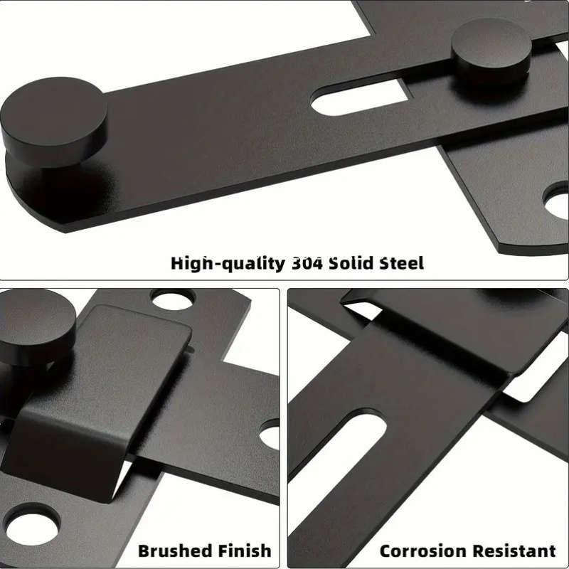 1-Piece Easy-To-Install 3-Inch Stainless Steel Door Latch Set
