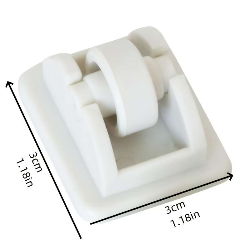 Self-adhesive plastic roller casters