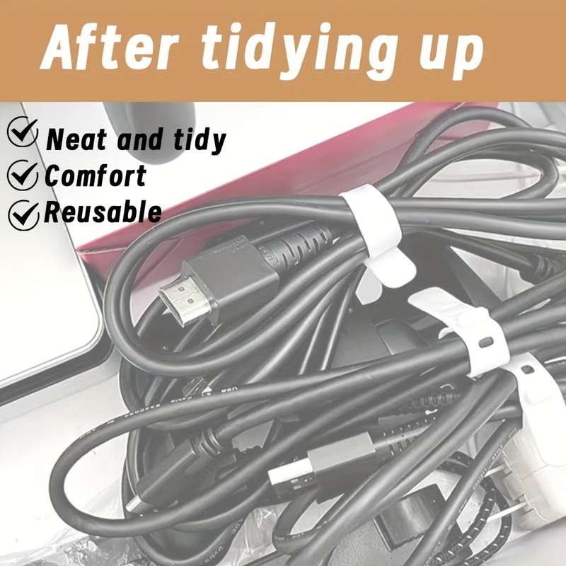 Silicone cable ties