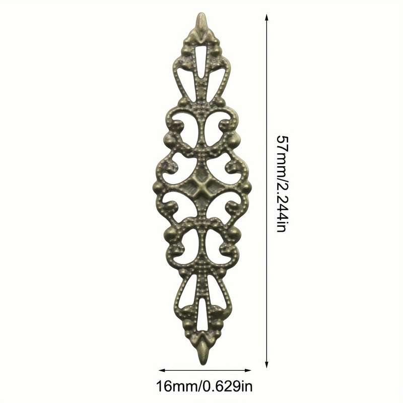 12 Hollowed-out Floral Retro DIY Album Decoration Corner Floral Accessories Decoration Accessories