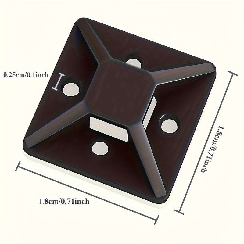Self-Adhesive Cable Tie Mounts