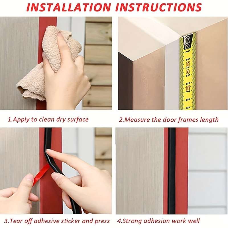 1pc Door  Window SealSoundproof Seal
