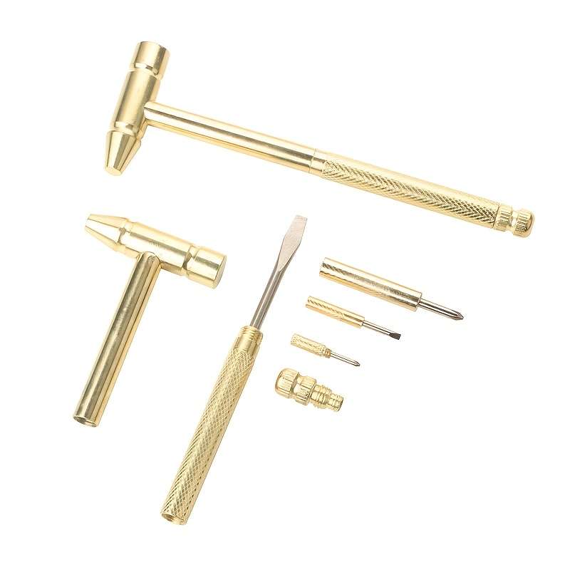 Mini 5-in-1 Copper Plated Steel Hammer
