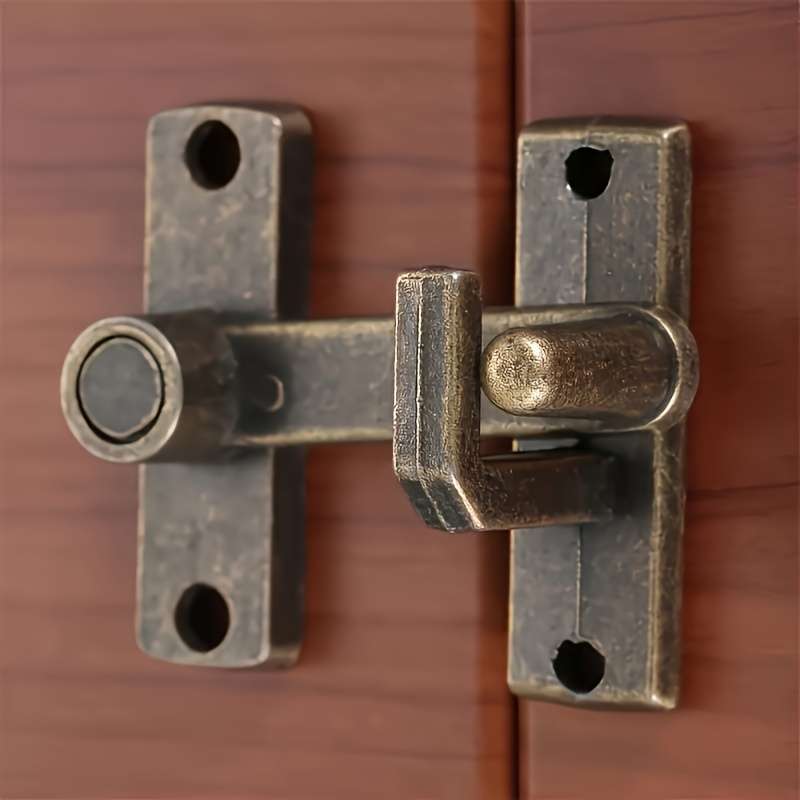 1pc Vintage Bronze Sliding Window Door Lock Handle -
