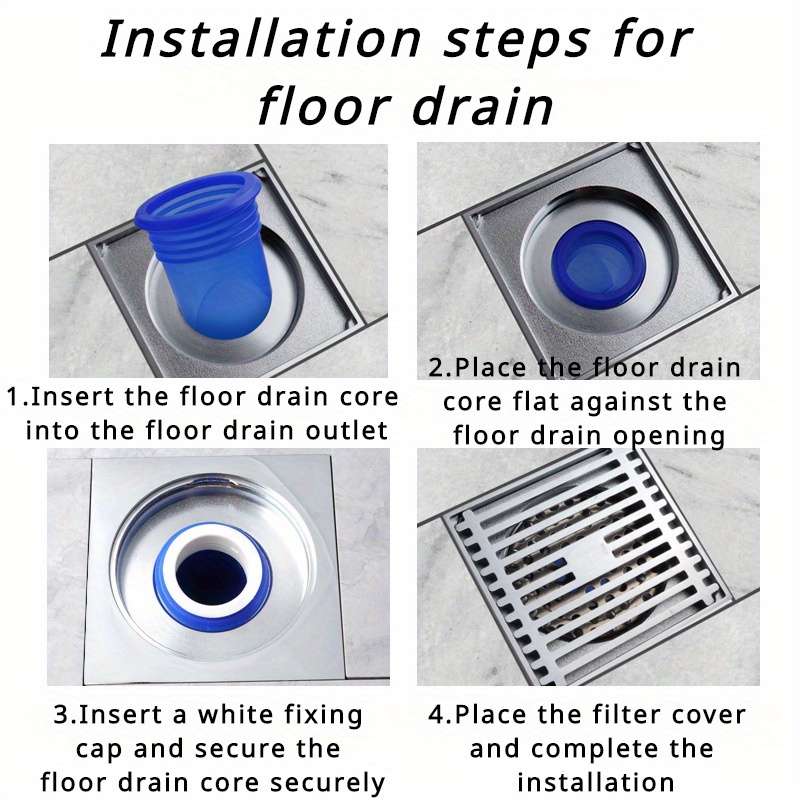 bathroom floor drain deodorant
