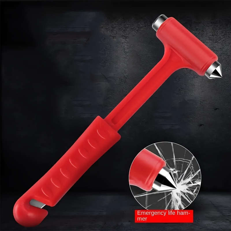 Multi-purpose emergency safety hammer