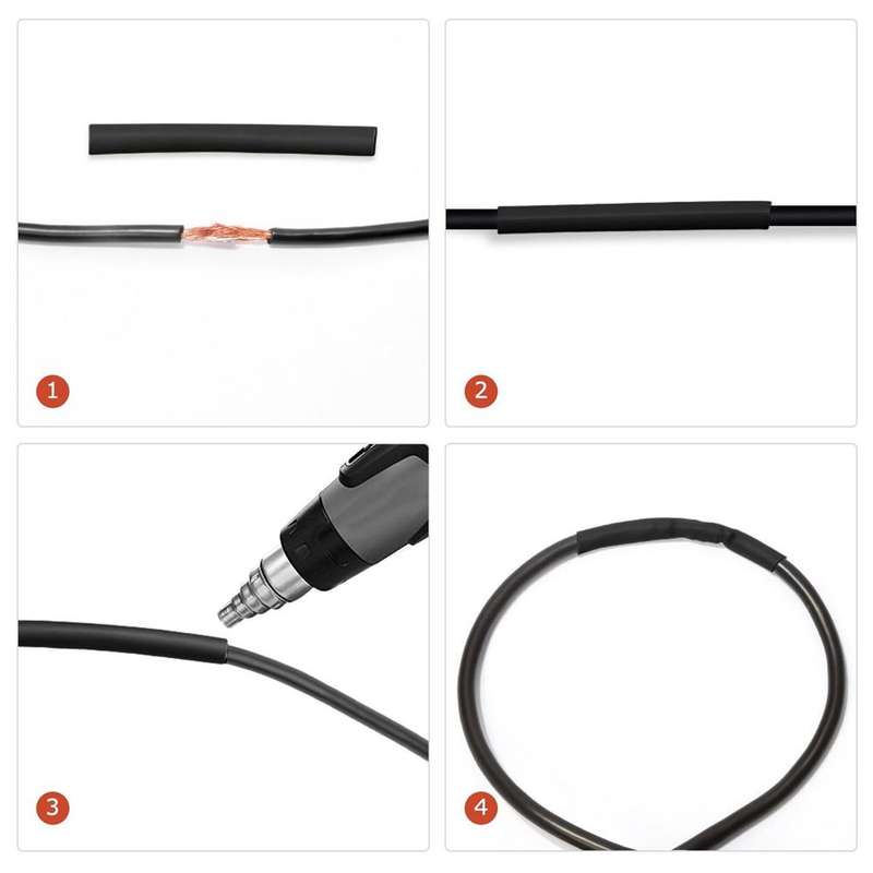 Shrinking Heat Shrink Tubing