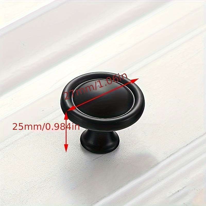 Aluminum Alloy Black Cabinet Handles