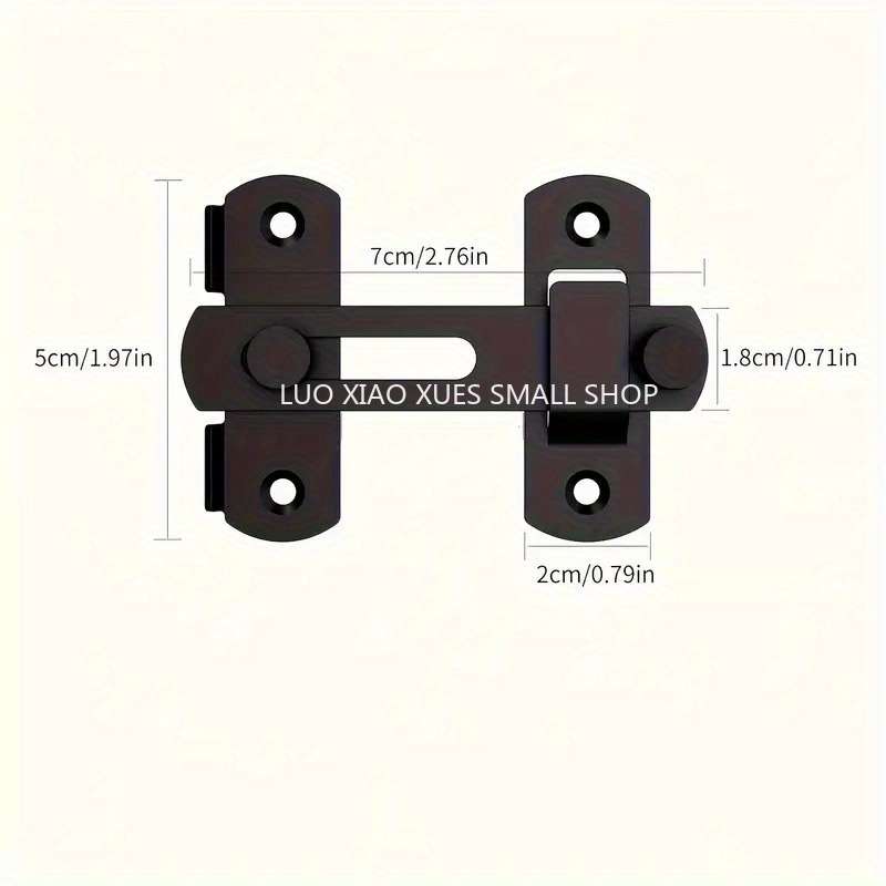 1-Piece Easy-To-Install 3-Inch Stainless Steel Door Latch Set