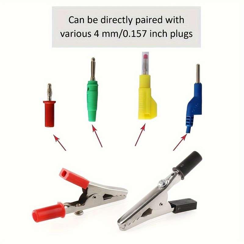 Metal alligator clips