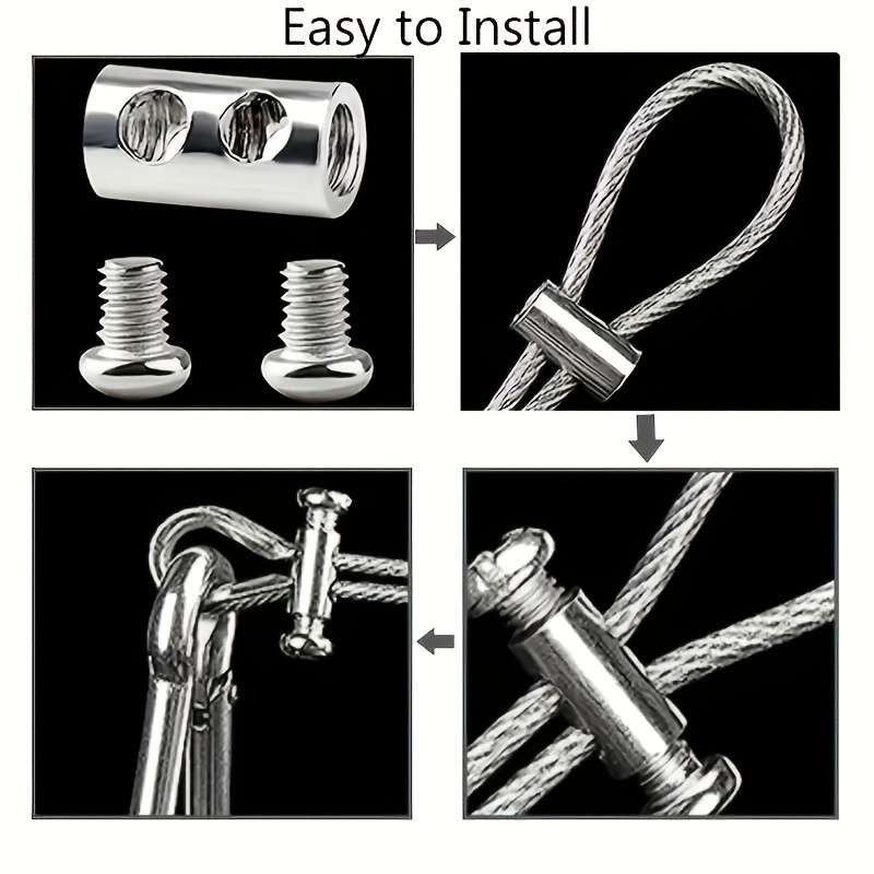 Adjustable Stainless Steel Rope Clamps