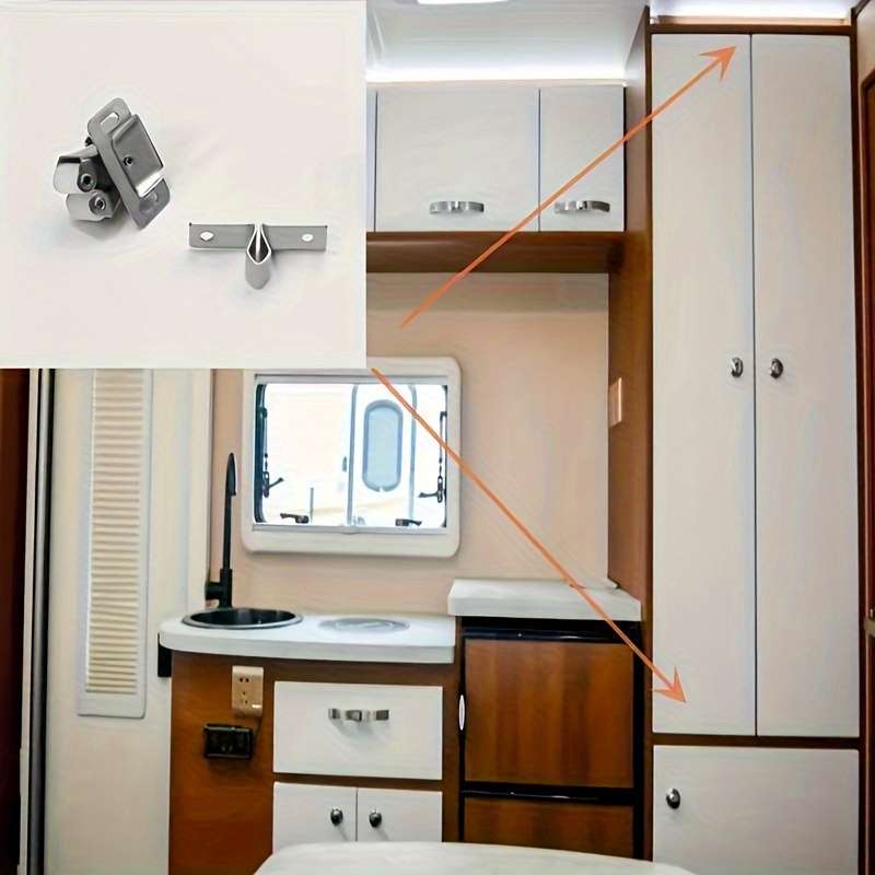 24pcs Cabinet Locks With Double Rollers