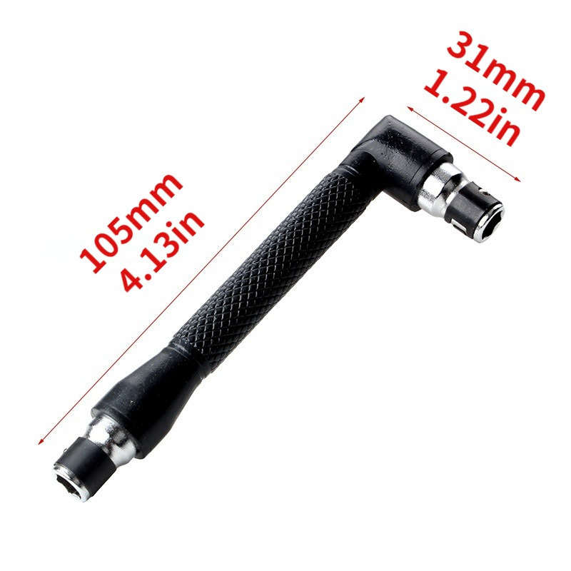 Durable 45# Steel L-Shaped Socket Wrench
