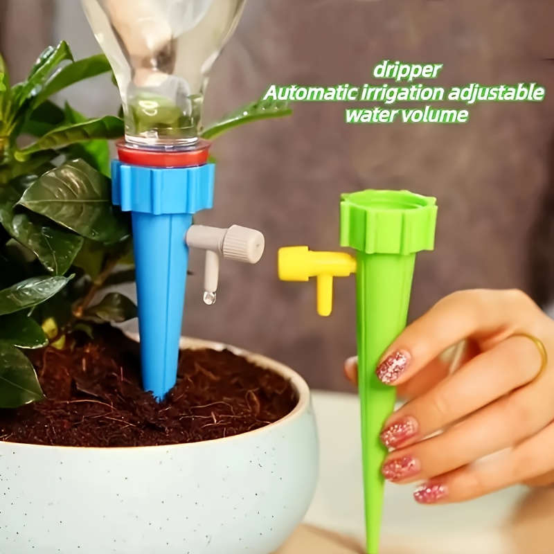 1pcs Plant Watering Drippers with Adjustable Flow Control Valve
