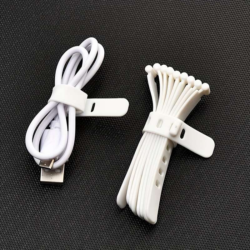 Silicone cable ties