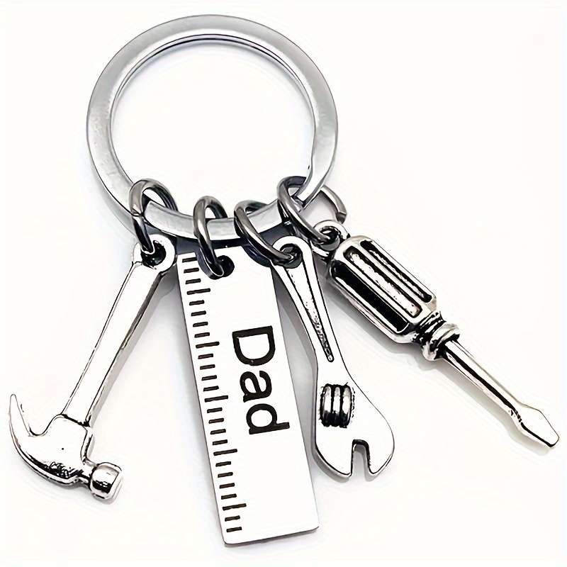 Dad's Essential Mini Tool Kit Keychain