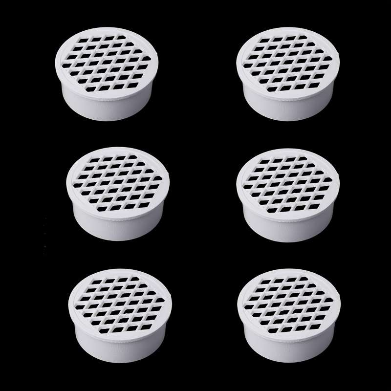 Vertical PVC plug-in floor drain