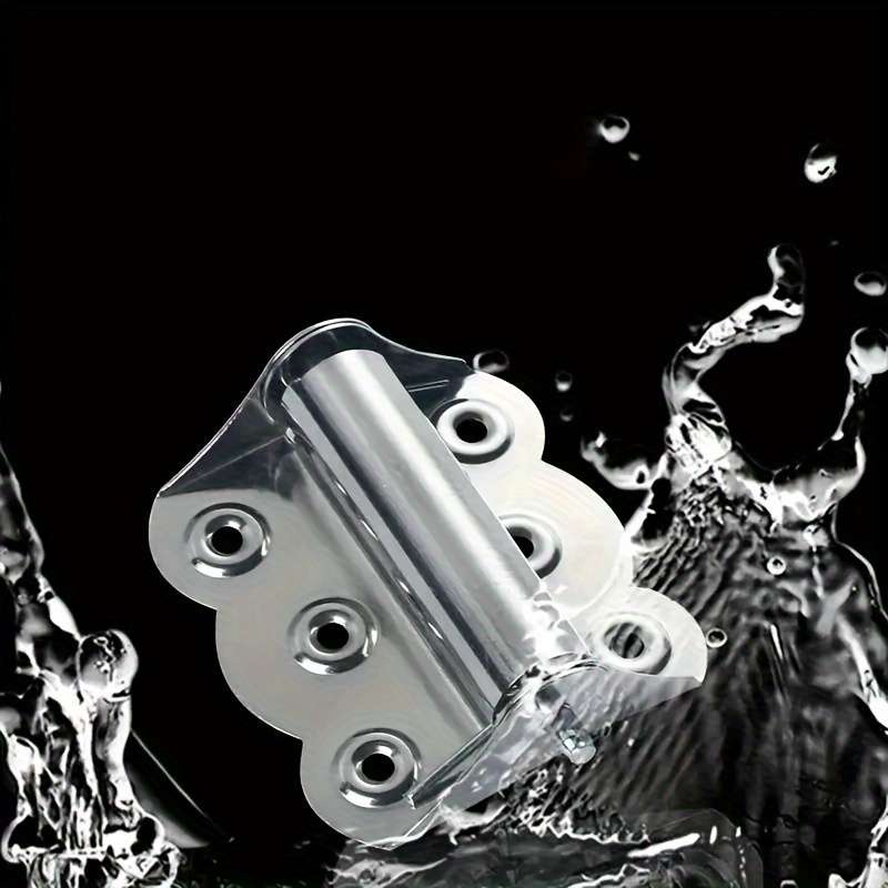Stainless Steel Butterfly Hinge Automatic Closing Flush Hinges Rustproof Spring