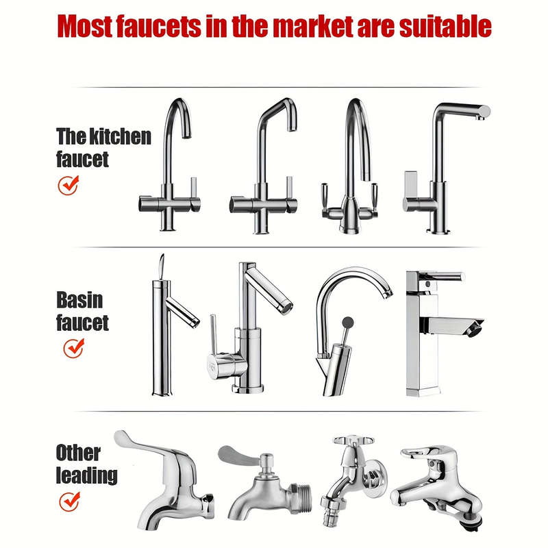 1pc Flexible Kitchen Faucet Extension