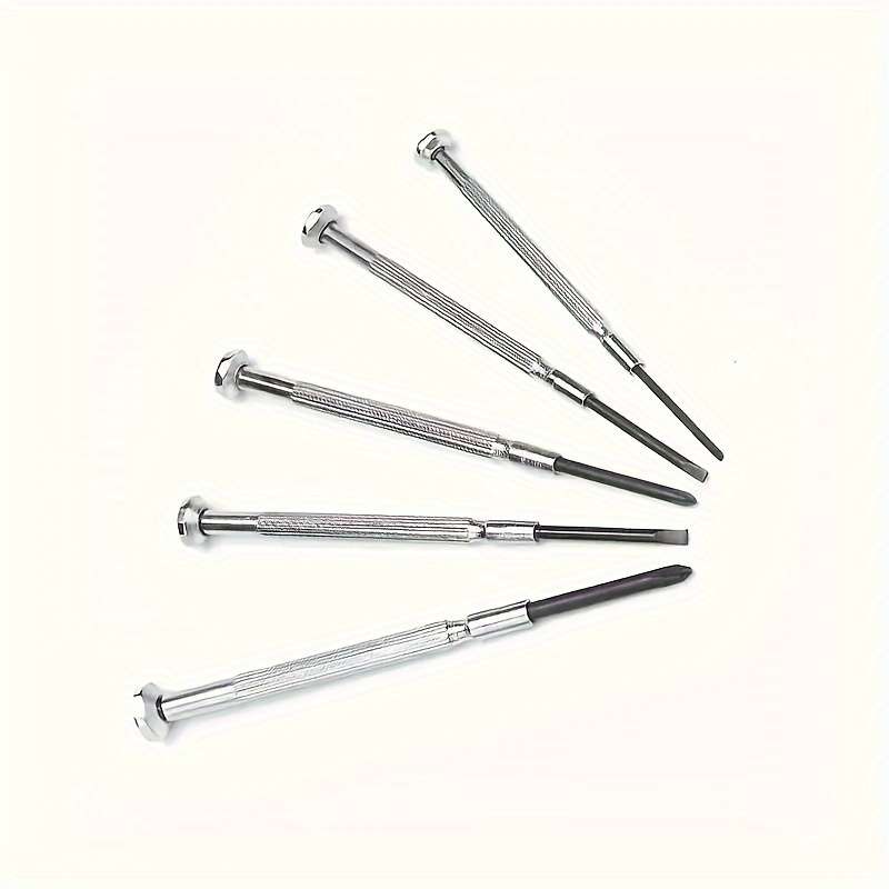 6-Piece Precision Steel Screwdriver Set - Phillips Head