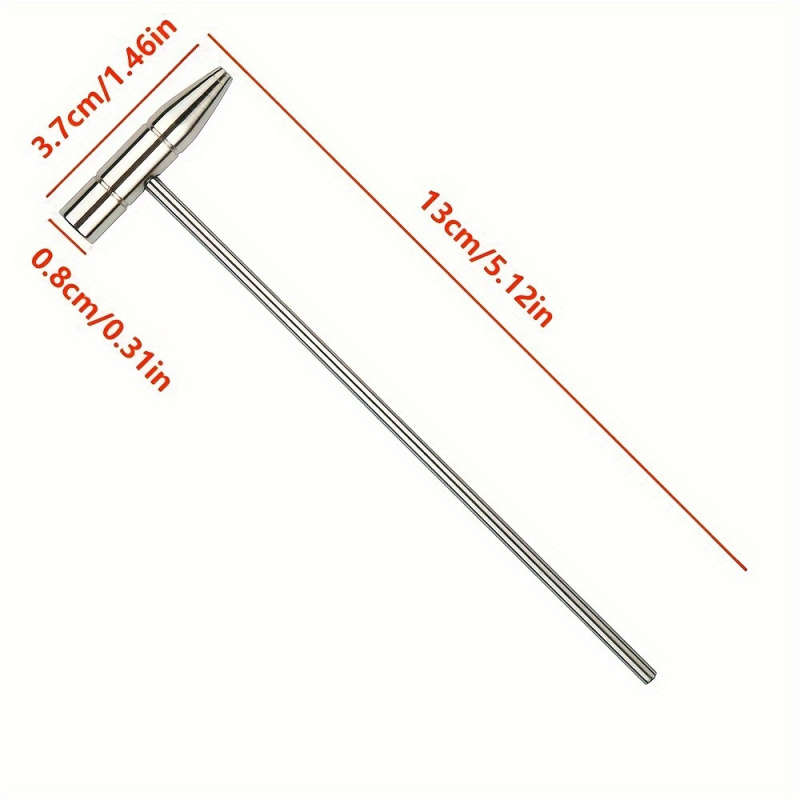 1pc Precision Steel Round Head Hammer