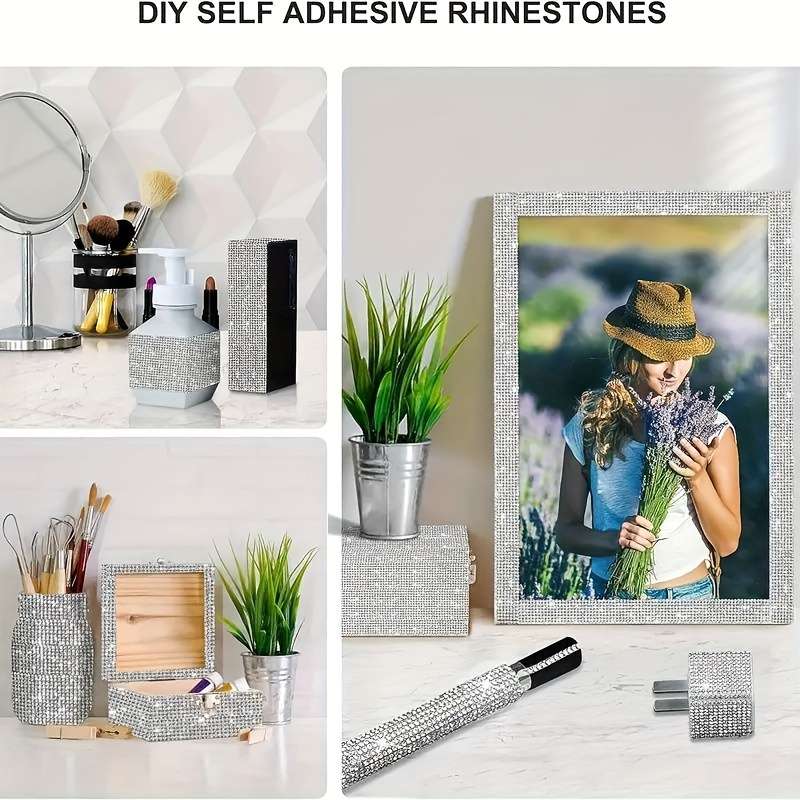 Fashion Rhinestone Strips Stickers