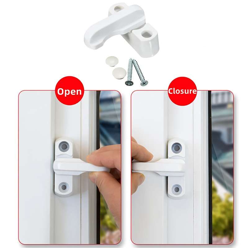 1pcs White Security Swing Locks