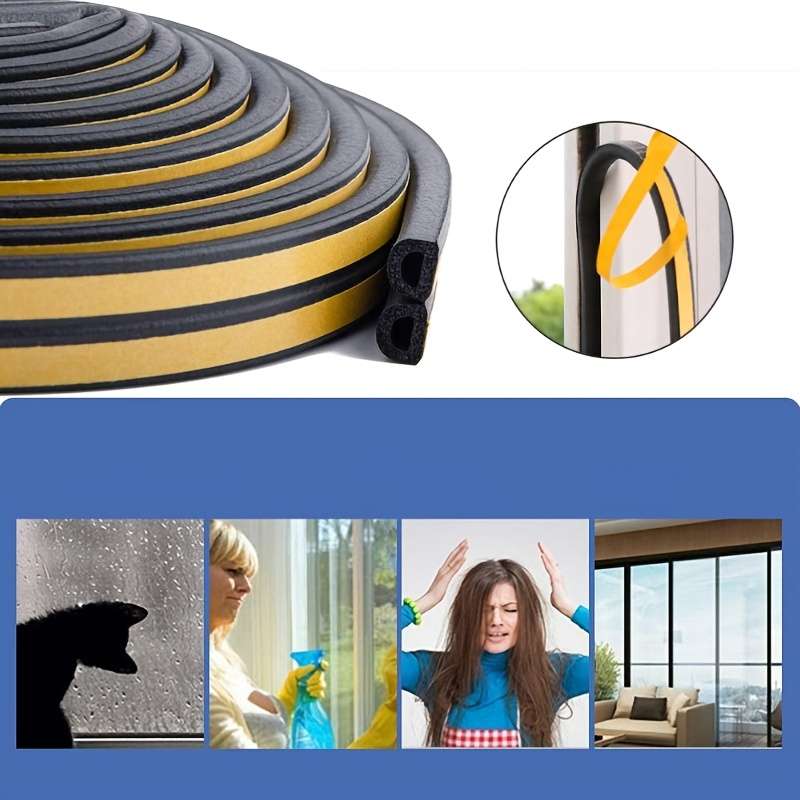 1 Roll 3.0meter Weatherproof Door Window Seal Strip