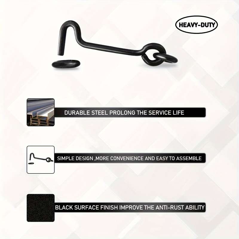 5pcs Cabin Hook And Eye Latch Gate Door