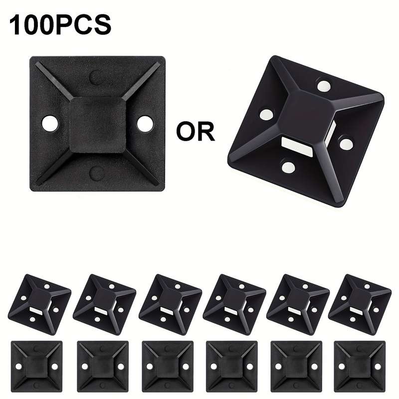 Self-Adhesive Cable Tie Mounts