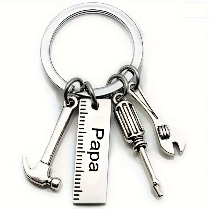 Dad's Essential Mini Tool Kit Keychain