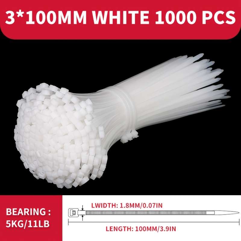 White Nylon Cable Ties