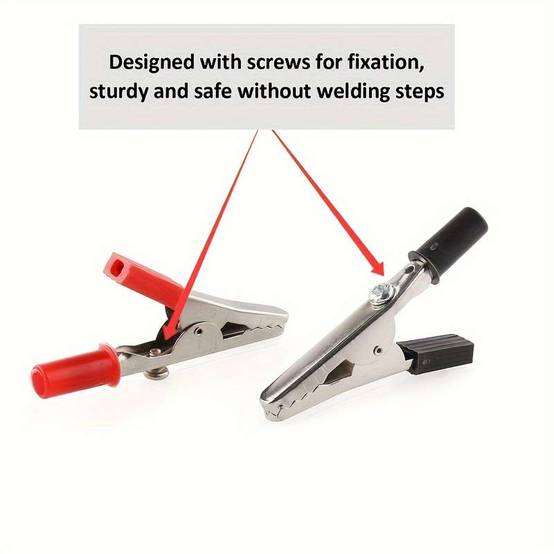 Metal alligator clips