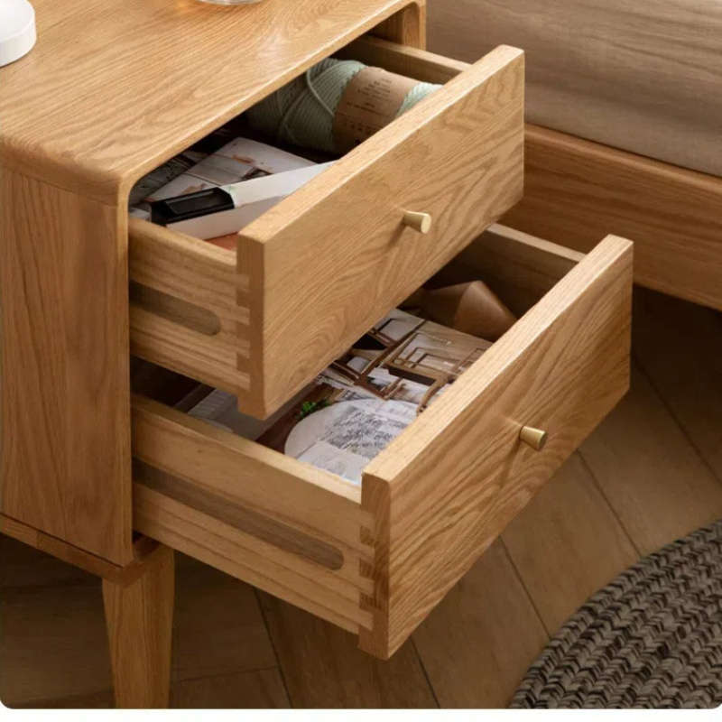 Bedside table cabinet single hole handle