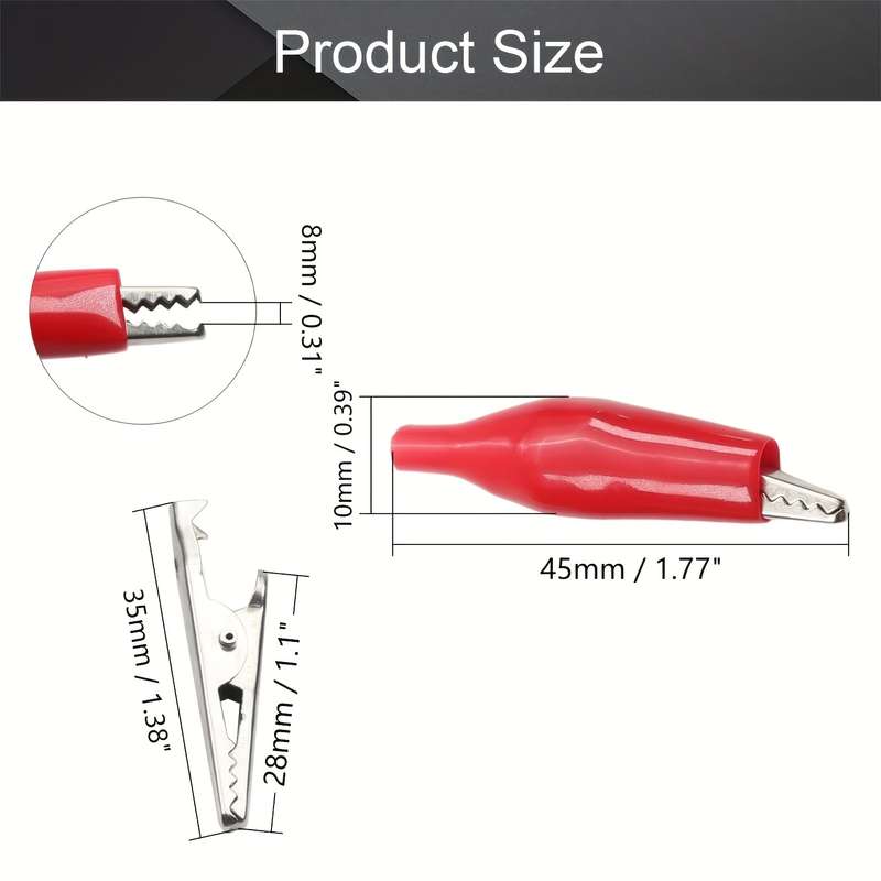 Metal Crocodile Clips
