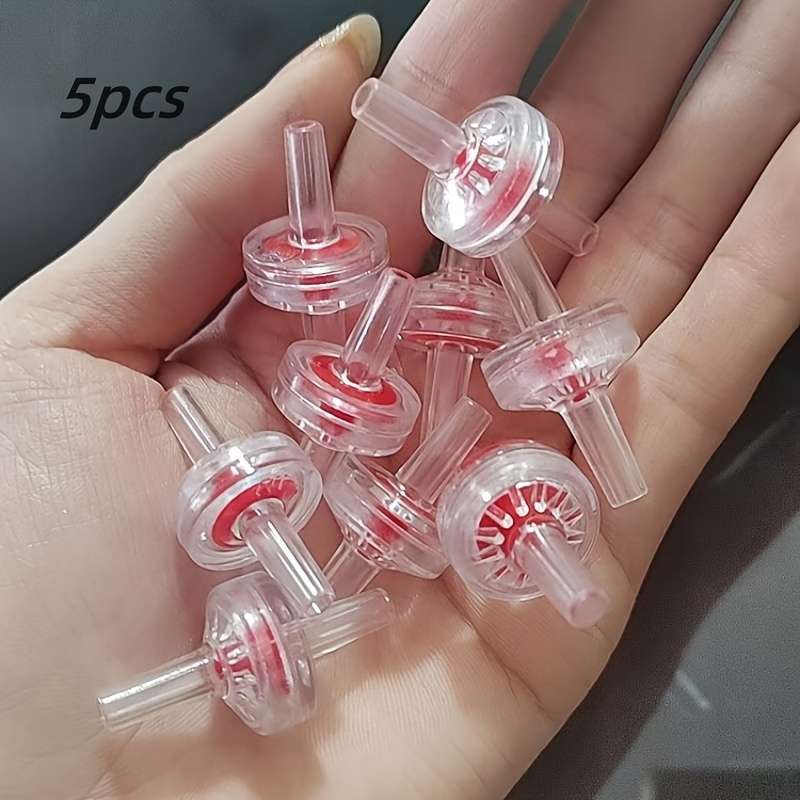 Transparent One-Way Check Valves
