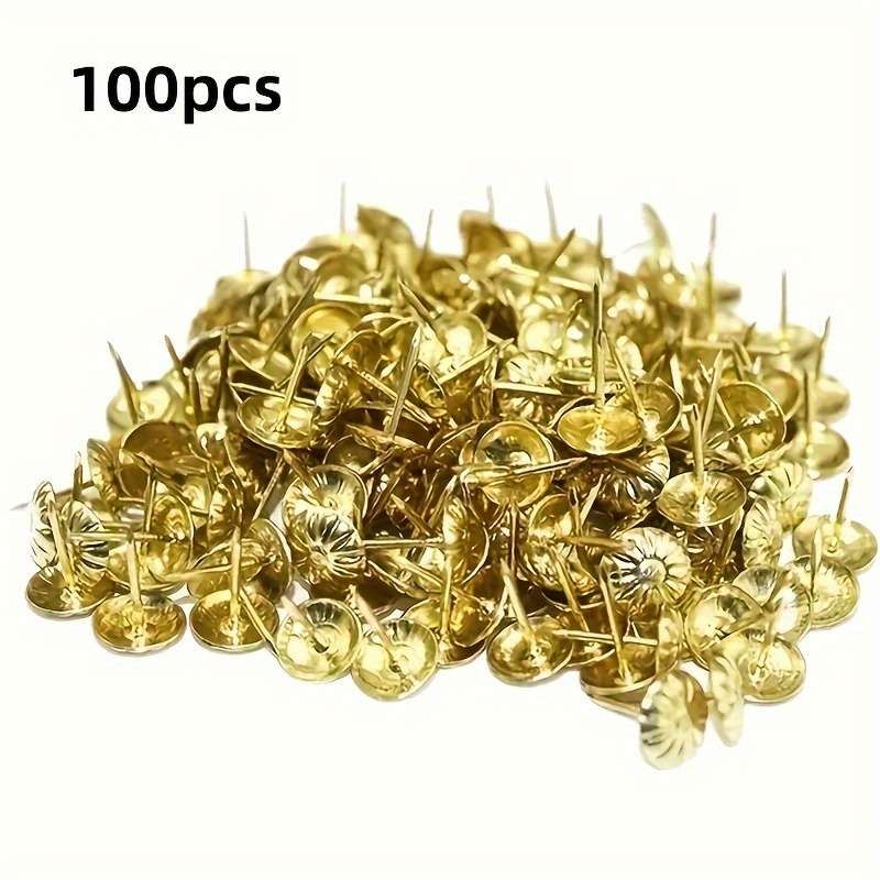Decorative Antique Iron Chrysanthemum Upholstery Tacks In